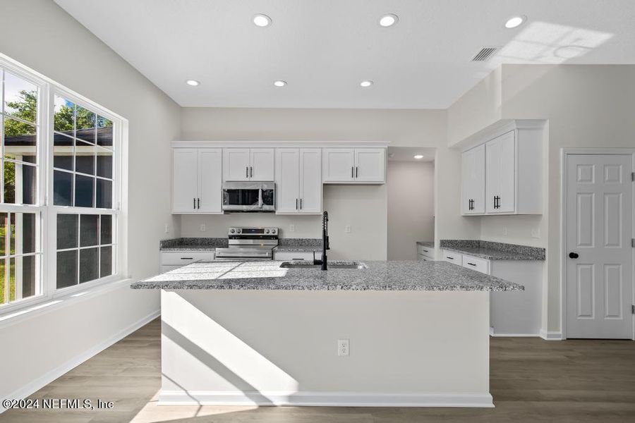 Furnished interior view inside a new home in , Jacksonville (Image 3).