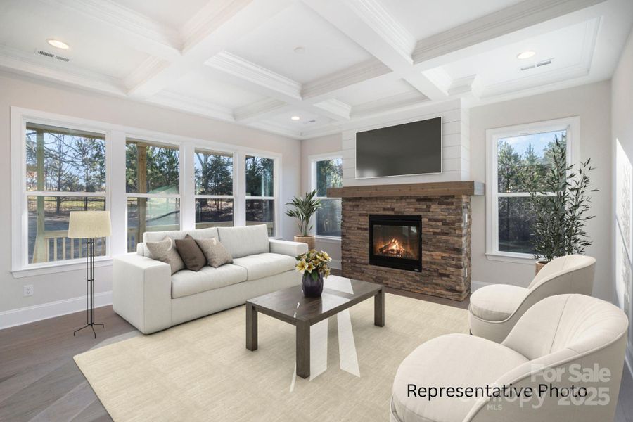 Furnished interior view inside a new home in Edmunds Farm, Clover (Image 8).