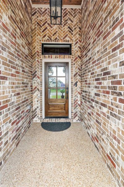 Exterior details and patio area of a home in , Bryan (Image 2).