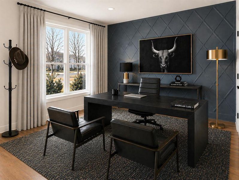 Furnished interior view inside a new home in , Dallas (Image 6).