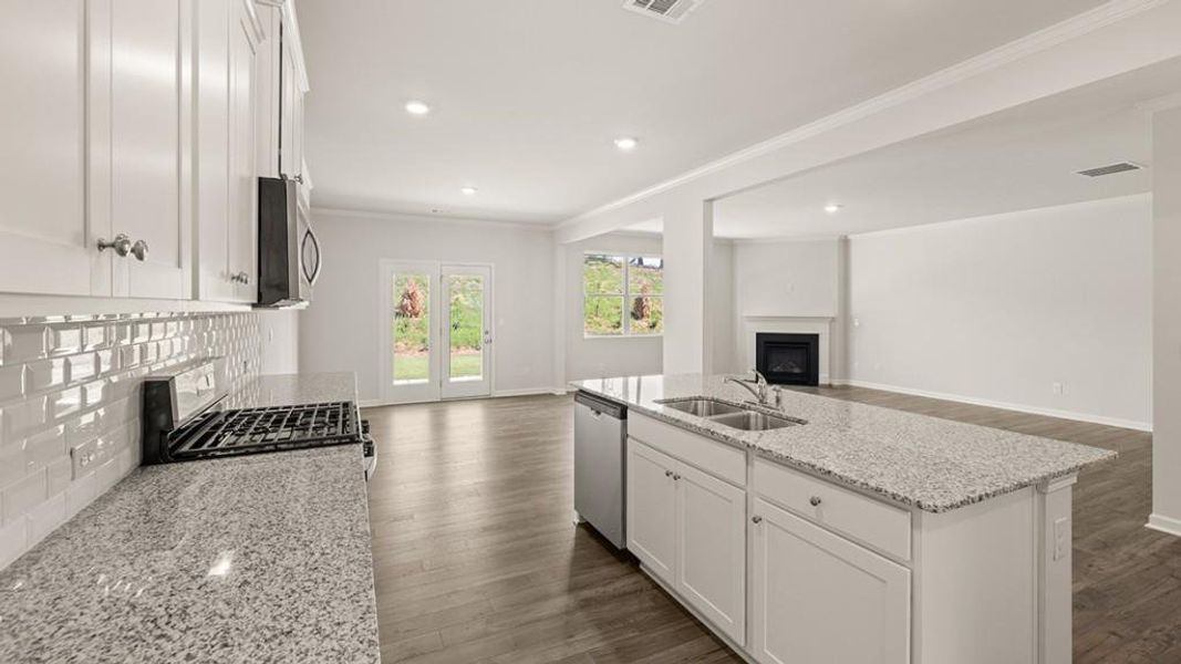 Furnished interior view inside a new home in , Union City (Image 8).