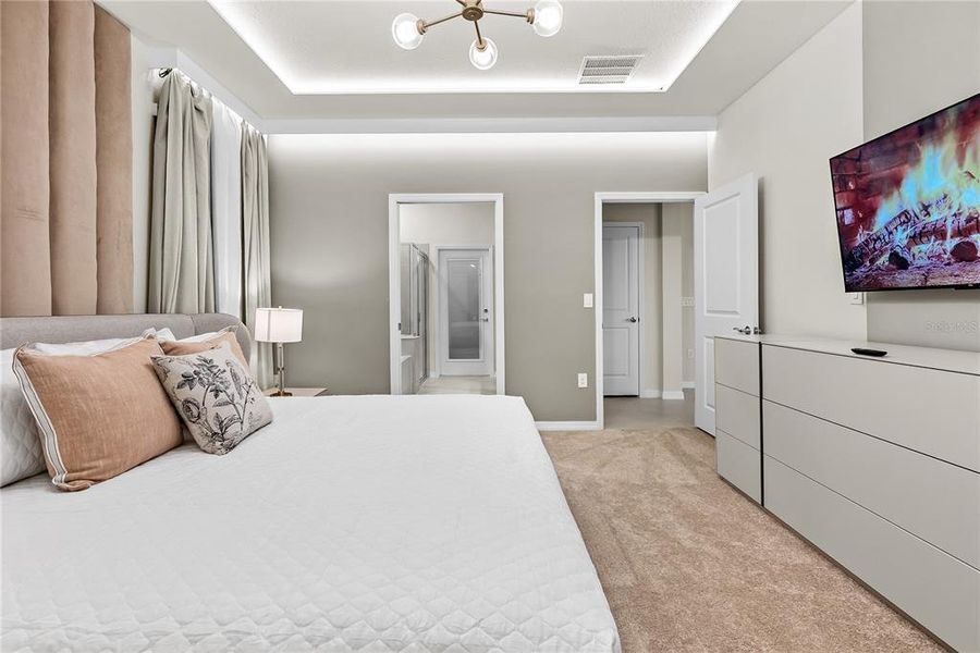 Furnished interior view inside a new home in , Clermont (Image 12). Furnished interior view inside a new home in , Clermont (Image 12).