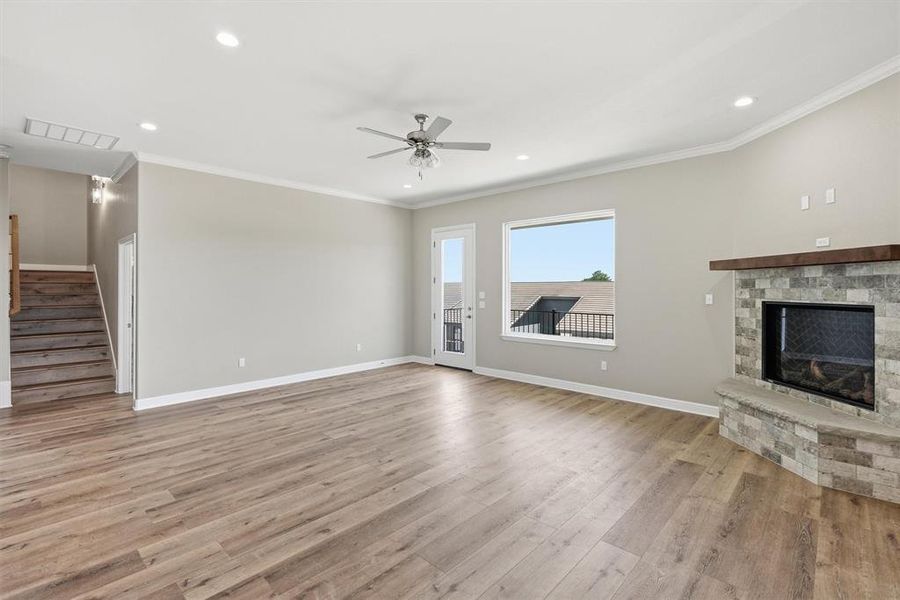 Spacious, unfurnished interior of a new home in , Granbury (Image 34). Spacious, unfurnished interior of a new home in , Granbury (Image 34).
