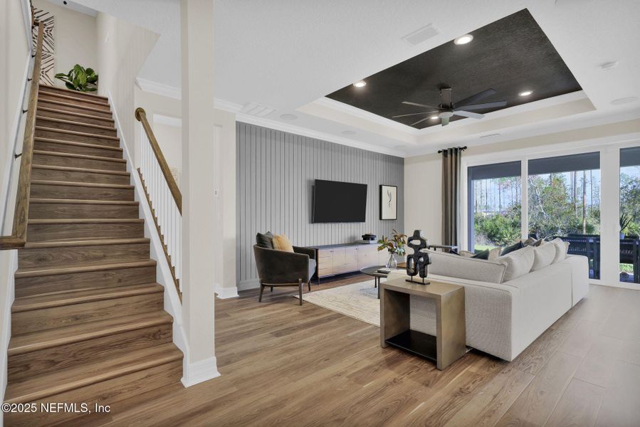 Furnished interior view inside a new home in Double Branch, Middleburg (Image 10).