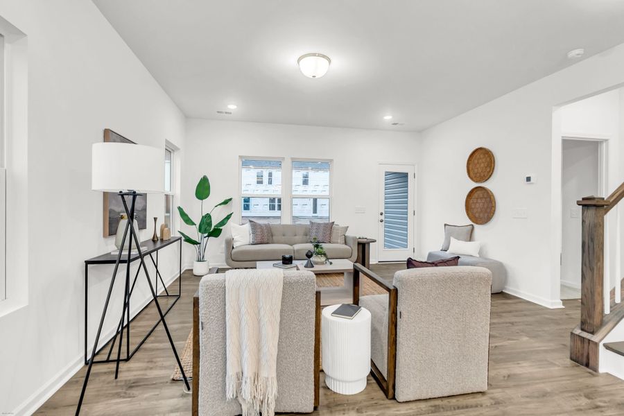 Furnished interior view inside a new home in Homecoming, Ravenel (Image 12).