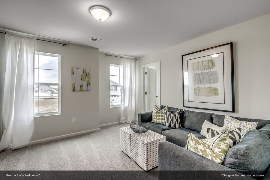 Furnished interior view inside a new home in Ellington, Elgin (Image 9). Furnished interior view inside a new home in Ellington, Elgin (Image 9).