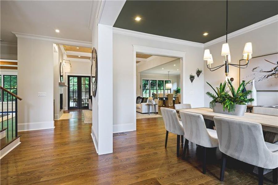Furnished interior view inside a new home in The Reserve At Governors Towne Club, Acworth (Image 43).