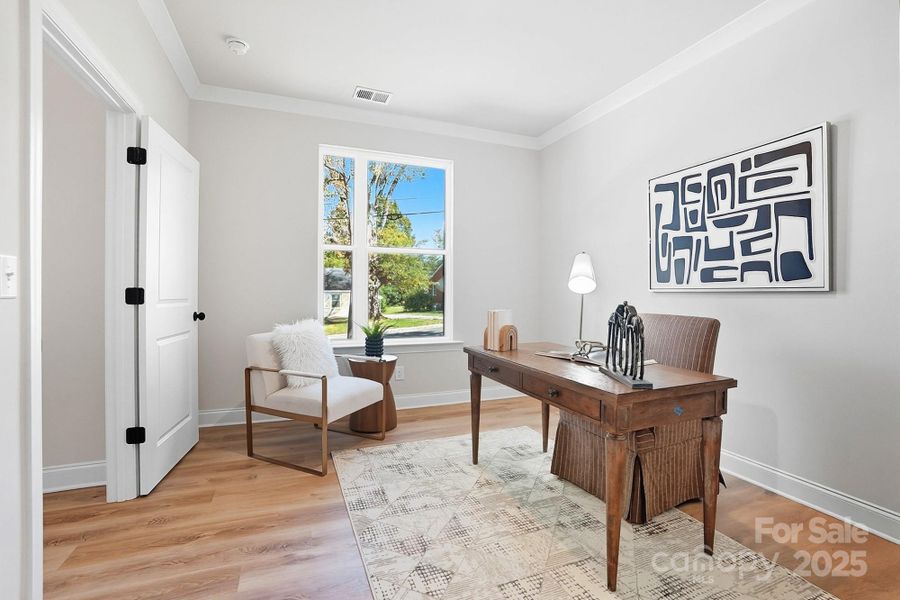 Furnished interior view inside a new home in , Charlotte (Image 8).
