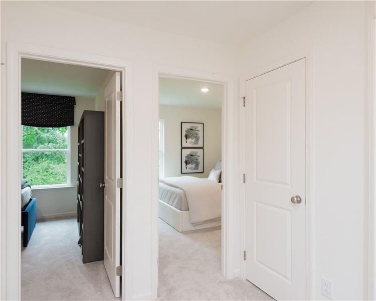 Furnished interior view inside a new home in Old Salem Crossing, Conyers (Image 35).