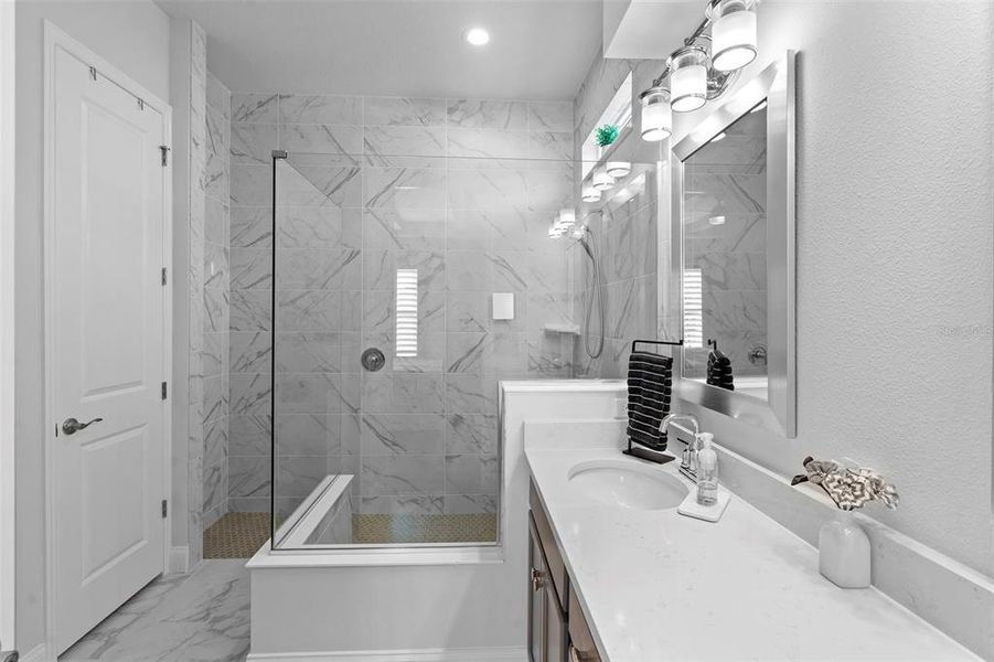 Furnished interior view inside a new home in The Reserve at Victoria, Deland (Image 32). Furnished interior view inside a new home in The Reserve at Victoria, Deland (Image 32).