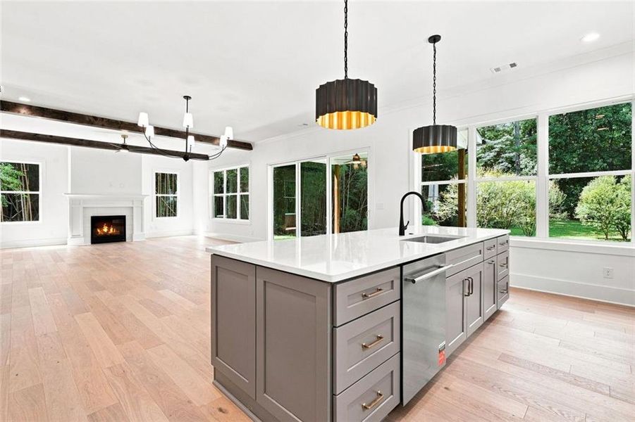 Furnished interior view inside a new home in , Marietta (Image 11).