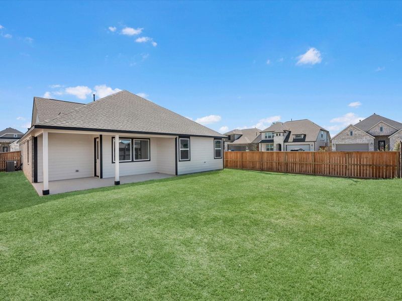 Exterior details and patio area of a home in Dellrose, Hockley (Image 4).