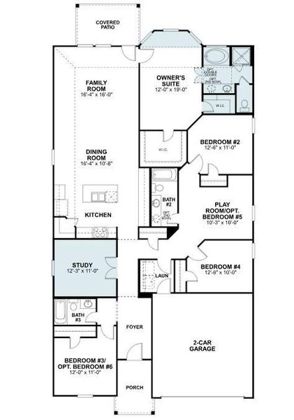 2D floor plan layout of this home in Sorella, Tomball, TX (Image 3). 2D floor plan layout of this home in Sorella, Tomball, TX (Image 3).