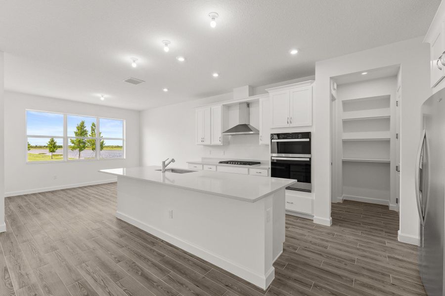 Furnished interior view inside a new home in Tradition - Kenley, Port St. Lucie (Image 6). Furnished interior view inside a new home in Tradition - Kenley, Port St. Lucie (Image 6).