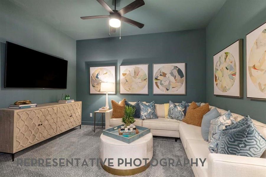 Furnished interior view inside a new home in Quail Hollow, Rockwall (Image 17).