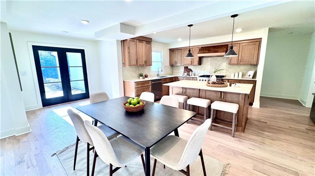 Furnished interior view inside a new home in , Roswell (Image 18).