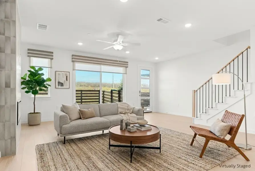 Furnished interior view inside a new home in Wildridge, Oak Point (Image 4).