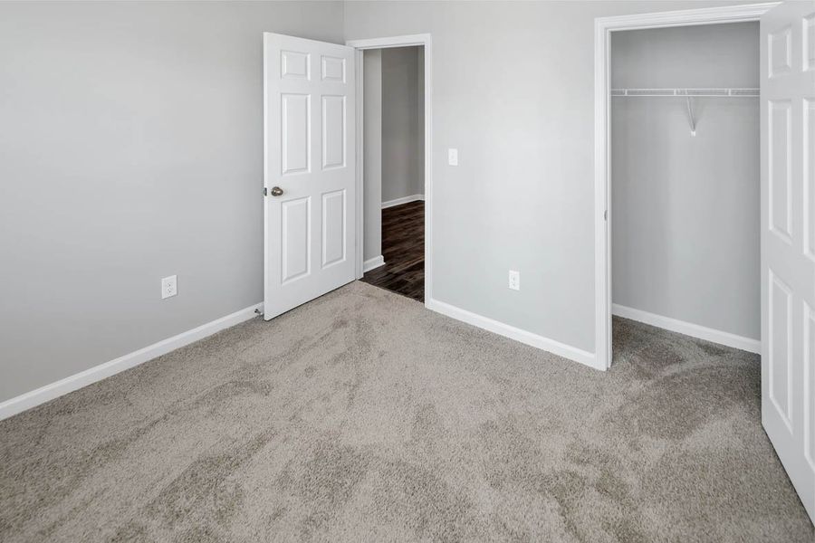 Representative unfurnished interior of a home built from the Aria by D.R. Horton in The Abbey at Trolley Run Station, Aiken (Image 18).