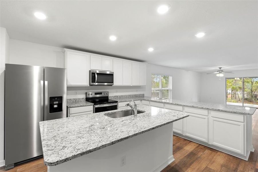 Furnished interior view inside a new home in Port Charlotte, North Port (Image 9). Furnished interior view inside a new home in Port Charlotte, North Port (Image 9).