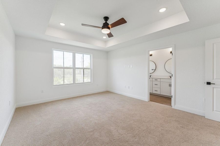 Furnished interior view inside a new home in Salerno Reserve Townhomes, Stuart (Image 13).