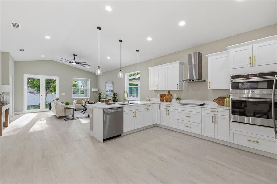 Furnished interior view inside a new home in , Tampa (Image 8).