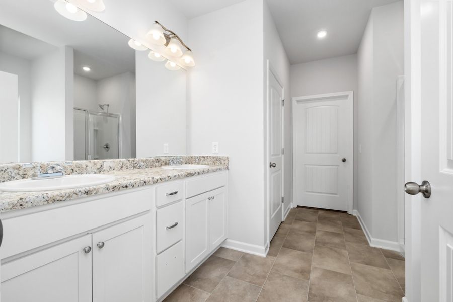 Furnished interior view inside a new home in The Oaks, Clarksville (Image 9).