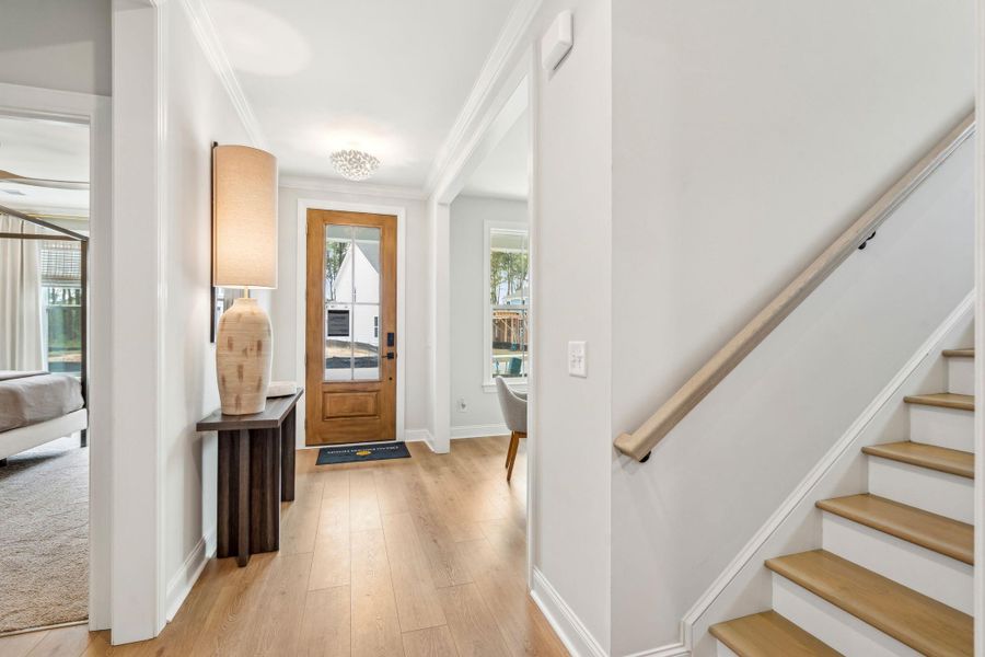 Furnished interior view inside a new home in Sweetgrass Station, Summerville (Image 17). Furnished interior view inside a new home in Sweetgrass Station, Summerville (Image 17).