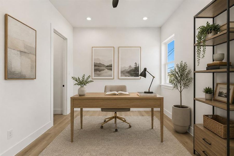 staged room