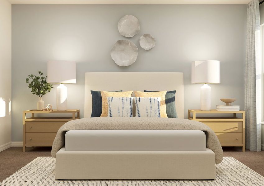 The spacious second bedroom The spacious second bedroom