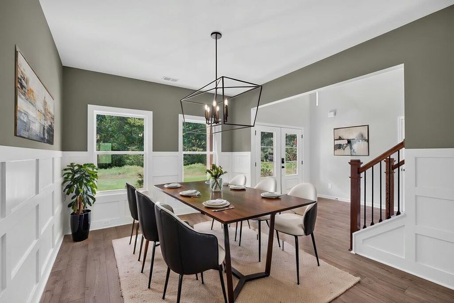 Furnished interior view inside a new home in Blackwelder Bluff, Bowdon (Image 8).