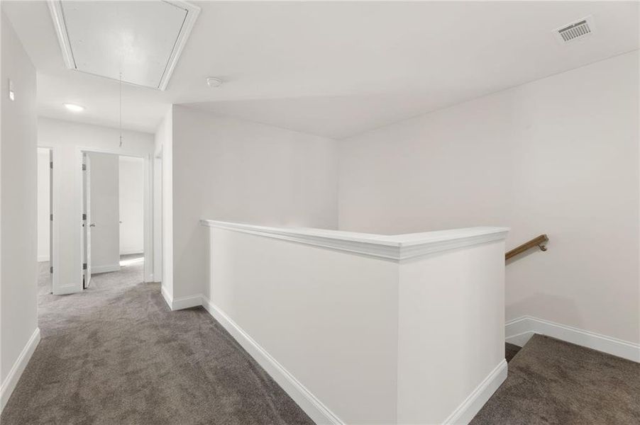 Spacious, unfurnished interior of a new home in Mulberry Summit, Flowery Branch (Image 18). Spacious, unfurnished interior of a new home in Mulberry Summit, Flowery Branch (Image 18).