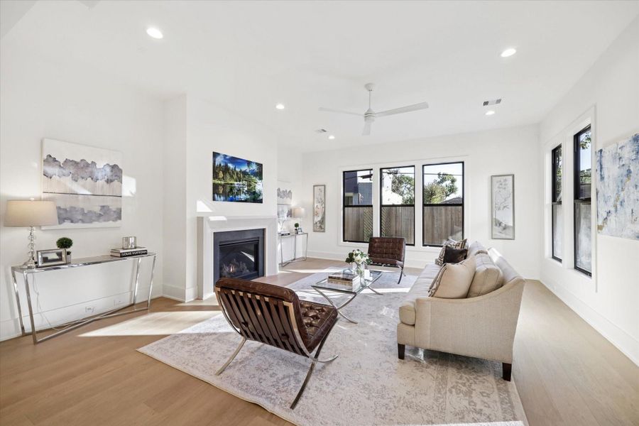 Furnished interior view inside a new home in , Houston (Image 6).