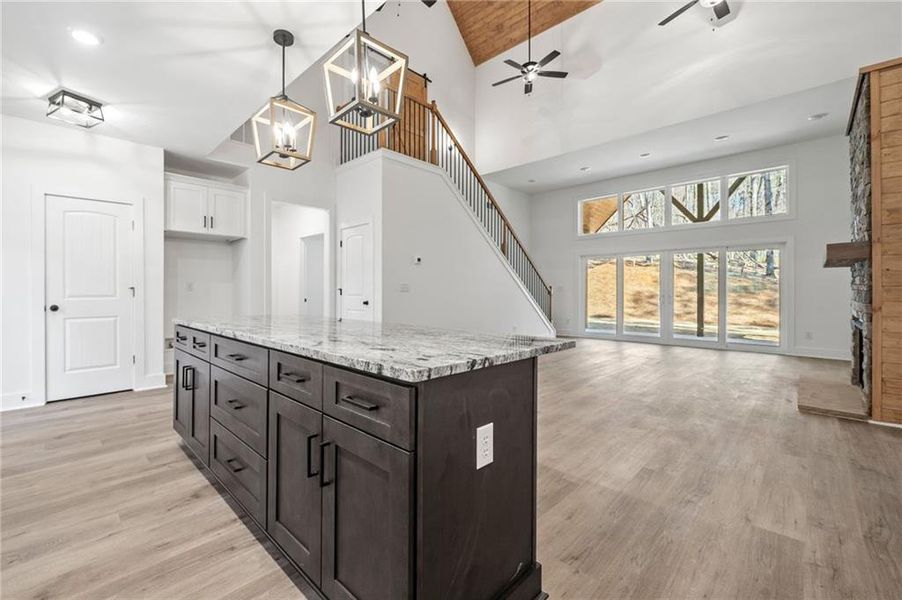 Furnished interior view inside a new home in , Ellijay (Image 11).