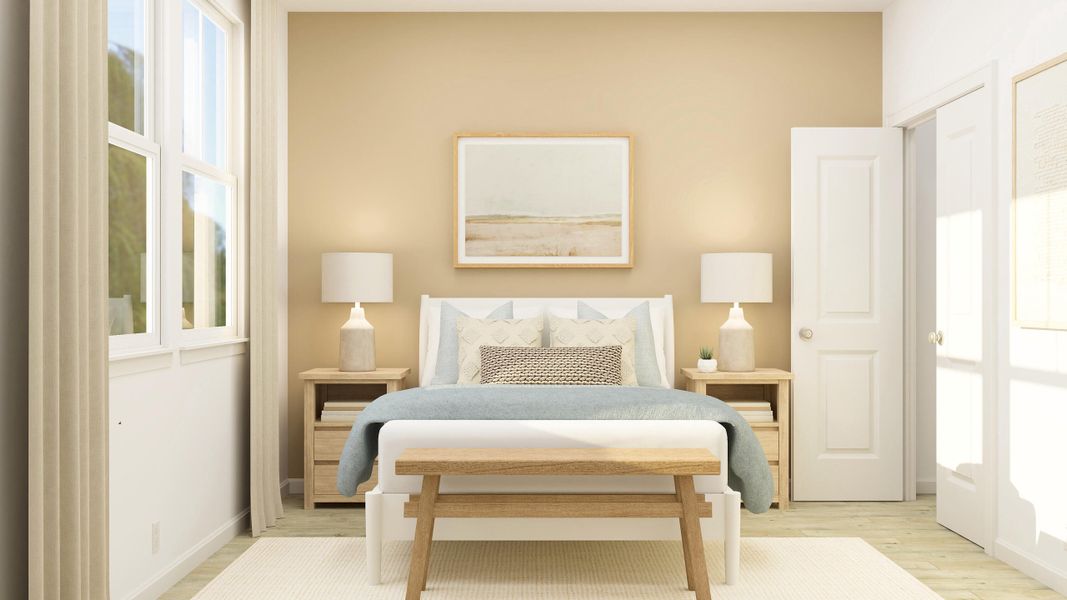 Furnished interior view inside a new home in Horizons at Carnes Crossroads | 55+: Legends Collection, Summerville (Image 6).