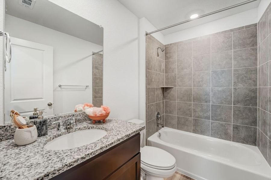 Furnished interior view inside a new home in Longview, Del Valle (Image 13).
