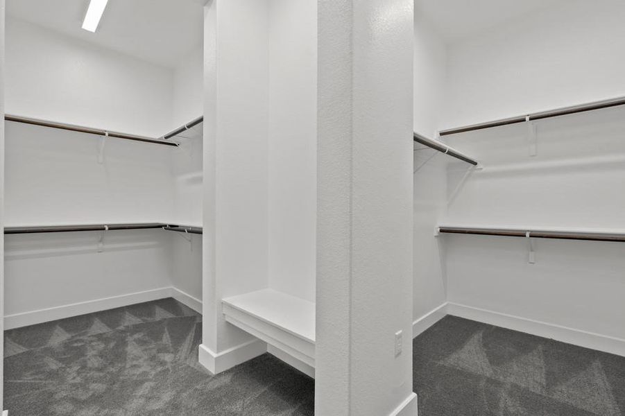 REPRESENTATIVE PHOTO: His and her walk in closets with mirror between the 2! REPRESENTATIVE PHOTO: His and her walk in closets with mirror between the 2!