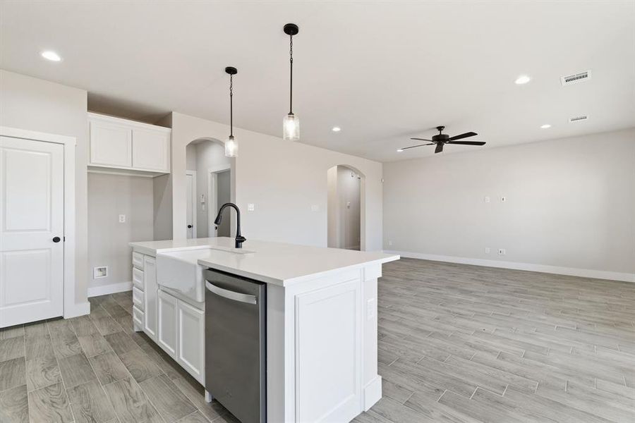 Furnished interior view inside a new home in , Bridgeport (Image 5).