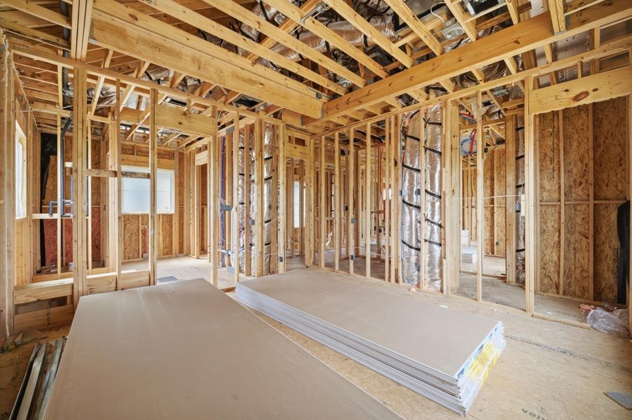 In-progress construction of a new home in , Houston, TX (Image 26).