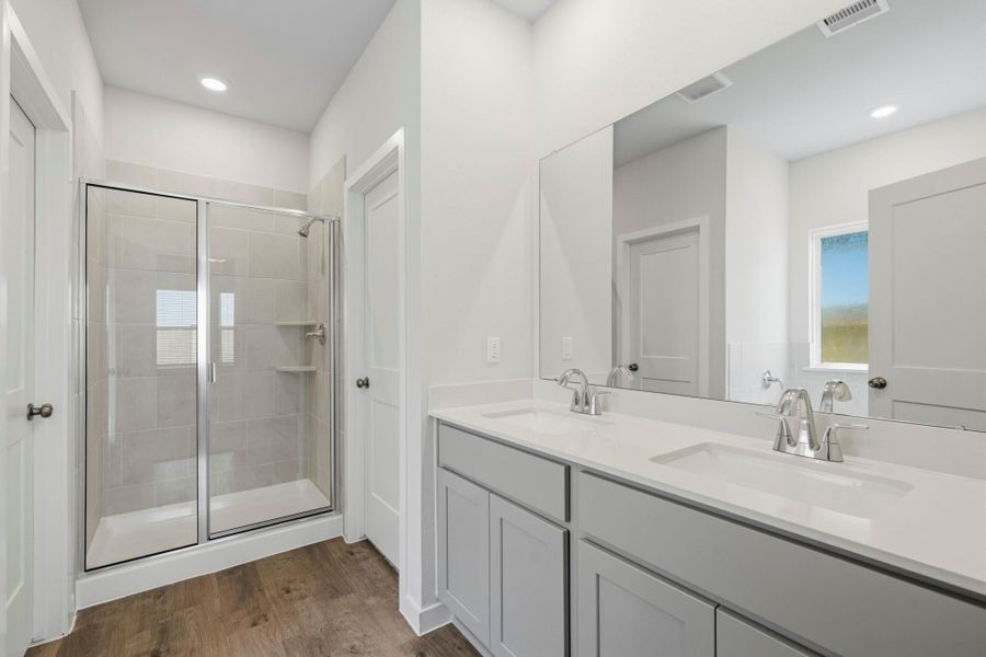 Furnished interior view inside a new home in Mirabella, Brookshire (Image 9).
