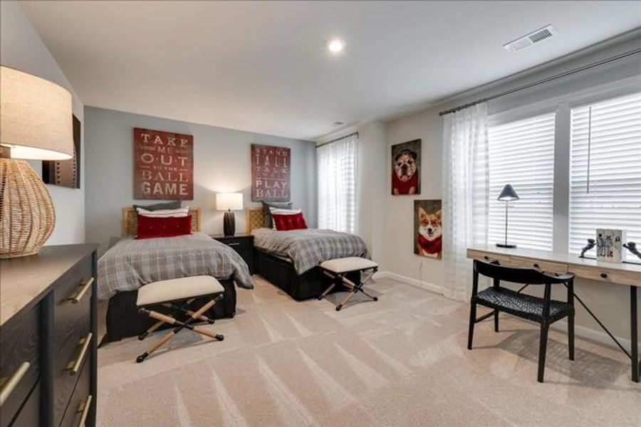 Representative furnished interior of a home built from the The Rembert by Stanley Martin Homes in Greenpoint, Harlem (Image 27).