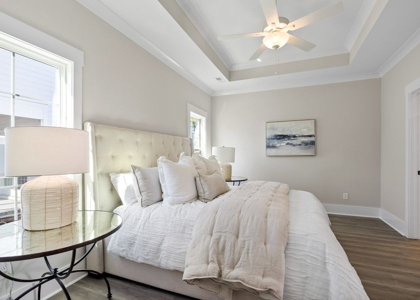 Representative furnished interior of a home built from the Wayside by Bill Clark Homes in The Sanctuary at Sunset Beach, Sunset Beach (Image 13).