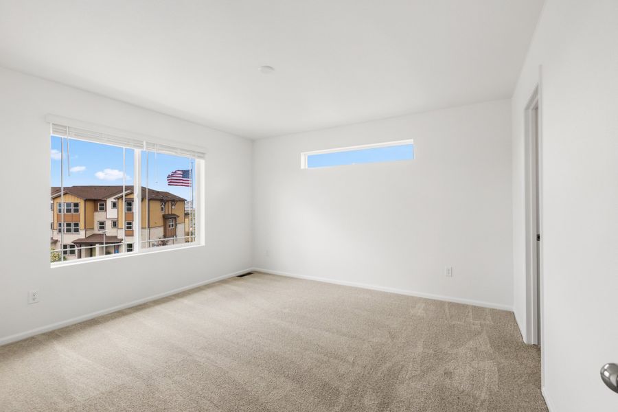 Spacious, unfurnished interior of a new home in Windler, Aurora (Image 18). Spacious, unfurnished interior of a new home in Windler, Aurora (Image 18).