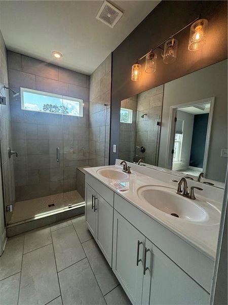 Furnished interior view inside a new home in , Atlanta (Image 3).