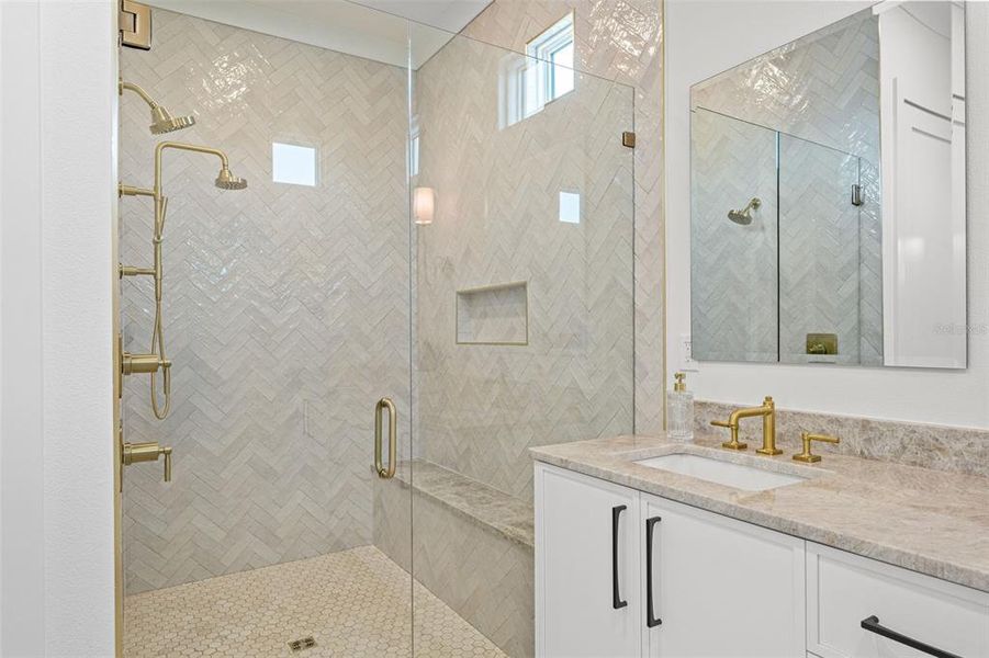 Furnished interior view inside a new home in , Tampa (Image 25).