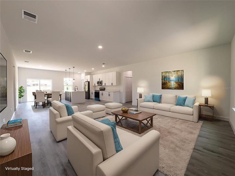 Furnished interior view inside a new home in , Ocala (Image 9).