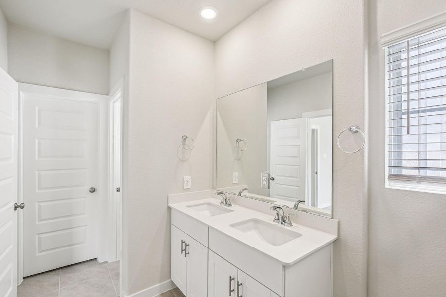 Furnished interior view inside a new home in Spring Brook Village - City Series, Houston (Image 15). Furnished interior view inside a new home in Spring Brook Village - City Series, Houston (Image 15).