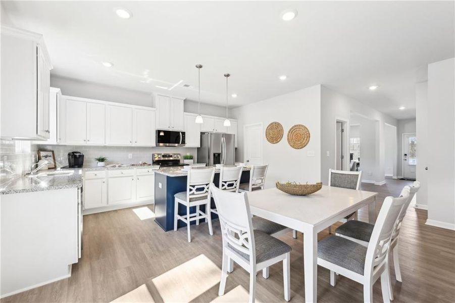 Furnished interior view inside a new home in The Hills at Cedar Creek, Winder (Image 15).
