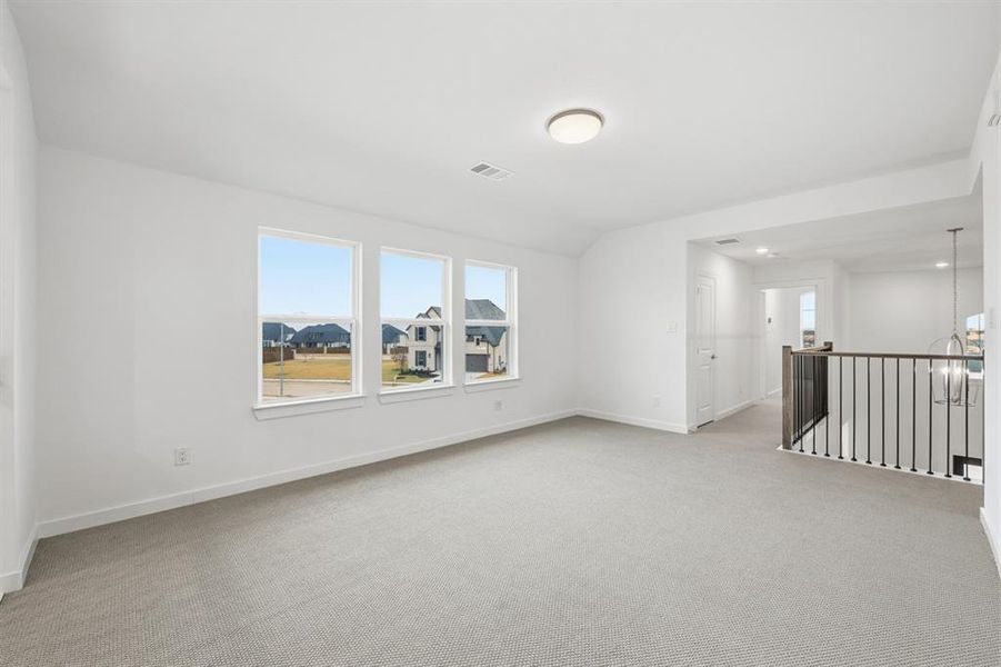 Spacious, unfurnished interior of a new home in Wildflower Ranch: 50ft. lots, Dish (Image 27).