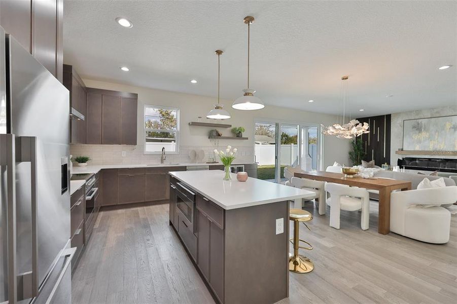 Furnished interior view inside a new home in , Tampa (Image 58).