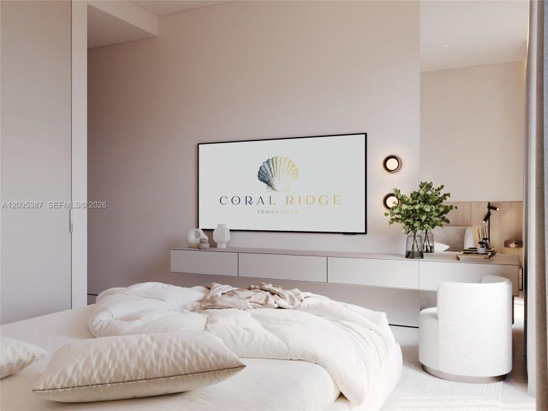 Furnished interior view inside a new home in , Fort Lauderdale (Image 17).